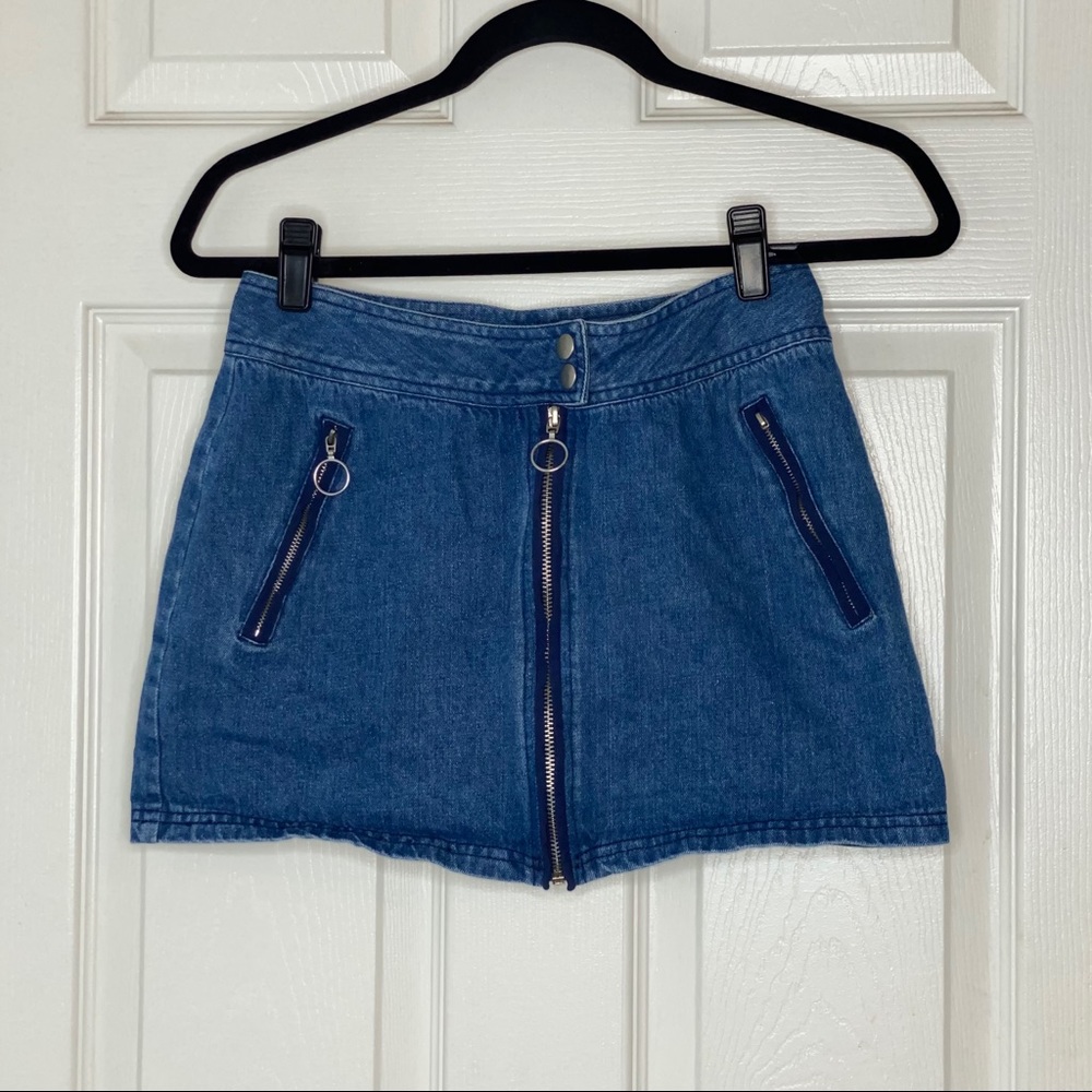 Juniors Jean Skirt